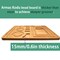 Bamboo Bead Board for Jewelry Bracelet Necklace Making, Deeper Grooves in 0.5’’ Width and 0.25’’ Depth, 15.4 x 11.4 x 0.6 inch Beading Design Tray